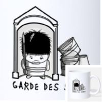 Mug personnalisé garde des seaux, mug humour et calembours original à imprimer en ligne avec Spreadshirt.