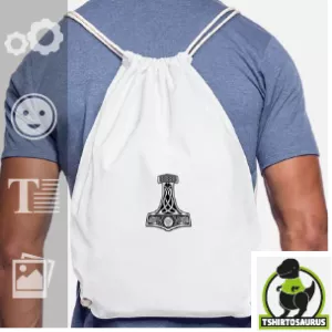 Sac marteau de Thor à personnaliser soi-même : imprimez votre sac viking Mjollnir avec Spreadshirt.