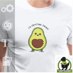 T-shirt Avocat, créez un tee-shirt humour original et mignon.