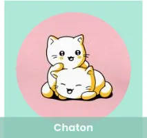 Personnalisez votre cadeau chaton original avec un motif Tshirtosaurus et la plateforme de personnalisation Spreadshirt.