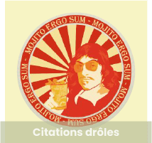 Cadeau citation drôle, objet apéro, t-shirt ou accessoire personnalisé et imprimé à la demande.