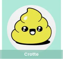 Personnaliser son cadeau crotte original avec un emoji rogolo de caca, imprimer un t-shirt crotte, mug blague.