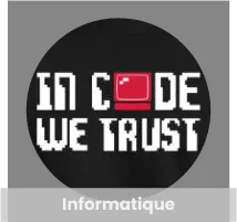 Cadeau informatique personnalisé, accessoire informaticien, idée développeur à imprimer en ligne avec Spreadshirt et la boutique Tshirtosaurus.