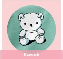 Imprimez un cadeau kawaii original et stylé avec les dessins mignons de la boutique Tshirtosaurus et l'expertise de la plateforme spécialisée dans la personnalisation Spreadshirt.