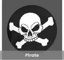 Créer un cadeau pirate original avec un drapeau pirate, une tête de mort inquiétante ou mignonne, un crâne original personnalisable. Boutique Spreadshirt.