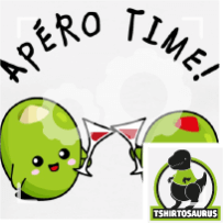 Apéro time, Design humour et apéro à imprimer en ligne.