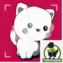 Petit chat chibi mignon à personnaliser, couleurs et taille, et imprimer en ligne.