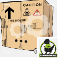 Chat de Schrödinger dans une boîte pour personnaliser un cadeau avec une touche humoristique, humour scientifique.
