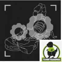 Dessin de scorpion en traits fins à la couleur personnalisable, imprimez-le avec Spreadshirt.