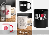 Mug nerd, pour développeur, otaku ou geek, à personnaliser en ligne. Impression de qualité, mug Spreadshirt.