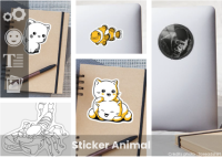 Sticker animal à imprimer en ligne. Sticker personnalisé original qui colle bien.