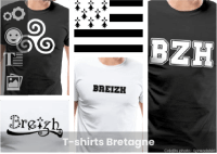 T-shirt Bretagne, Breizh et triskel, BZH. Personnaliser un t-shirt Bretagne original.