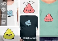 T-shirt caca personnalisé : imprimer votre t-shirt rigolo en quelques étapes. T-shirts crottes personnalisables