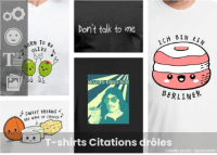 T-shirt citation drôle à imprimer en ligne. Personnalisez votre t-shirt humour et citations drôles.