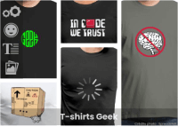 T-shirt geek, humour geek et blagues nerd, informatique etc. à personnaliser et imprimer.