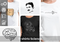 T-shirt science, humour scientifique, blague Schrödinger à imprimer en ligne. Impression à l'unité.