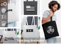 Votre tote bag Bretagne personnalisé et imprimé avec Spreadshirt : suivez les guides et lancez-vous dans la création d'un sac bzh original.