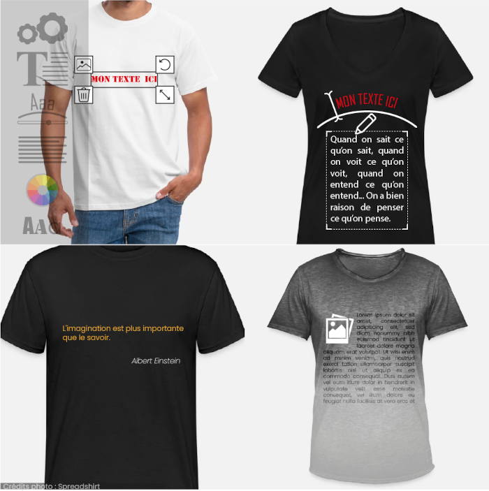 Imprimer son texte sur un t-shirt : tuto, étapes, croquis etc.