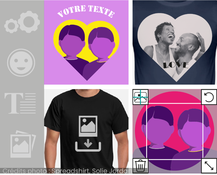 Imprimer sa photo sur un t-shirt : tuto et mise en place de l'image, recadrage et filtres