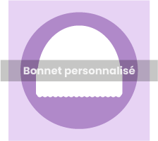 Bonnet personnalisé, customisez votre bonnet pour l'hiver avec un prénom, un design de la boutique, une image originale.