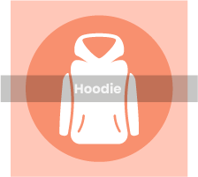 Hoodie personnalisé, sweat-shirt à capuche à personnaliser et imprimer en ligne. Customisez le vêtement dans le designer.