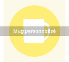 Mug personnalisé, créer un mug favori pour vos déjeuners, un mig prénom illustré.
