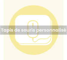 Tapis de souris personnalisé, designez votre tapis d'ordinateur original avec une illustration de la boutique.